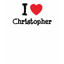 I love Christopher heart custom personalized t-shirts by funnycustomtshirts I love Christopher heart custom personalized t-shirts