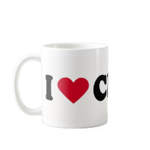 I LOVE CHUCK mugs by humortees I LOVE CHUCK mugs