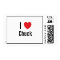 I love Chuck postage by funnycustomtshirts I love Chuck postage