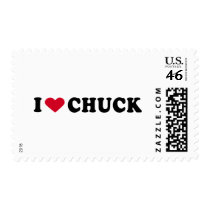 I LOVE CHUCK POSTAGE