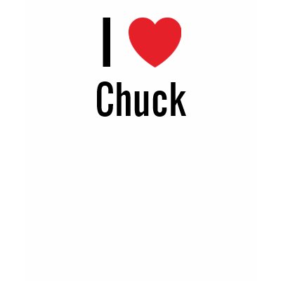 I love Chuck T-shirt by funnycustomtshirts