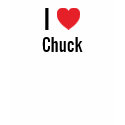 I love Chuck t-shirts by funnycustomtshirts I love Chuck t-shirts