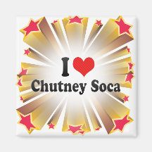 I Love Chutney Soca Magnet