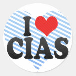 I Love CIAS Stickers