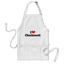 I Love Cincinnati Apron