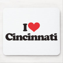 I Love Cincinnati Mouse Mat