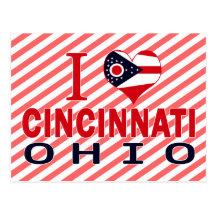 I love Cincinnati, Ohio Post Card