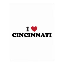 I love Cincinnati Ohio Postcards