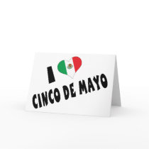 I Love Cinco de Mayo Cards
