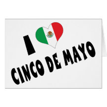 I Love Cinco de Mayo Cards