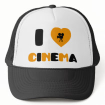 I Love Cinema Trucker Hats