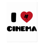 I Love Cinema Postcard