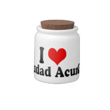 I Love Ciudad Acuna, Mexico Candy Dishes
