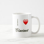 I Love Clarinet Mugs