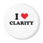 I Love Clarity Magnet