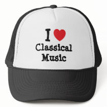 I love Classical Music heart custom personalized hats by funnycustomtshirts I love Classical Music heart custom personalized hats