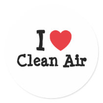 I love Clean Air heart custom personalized stickers by funnycustomtshirts I love Clean Air heart custom personalized stickers
