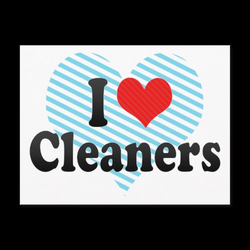 I Love Cleaners Post Cards