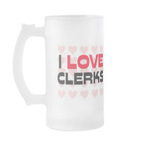 I LOVE CLERKS mugs