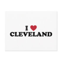 I Love Cleveland Ohio Postcards