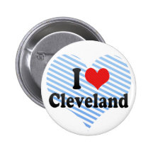 I Love Cleveland Pins