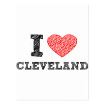 I Love Cleveland Postcards