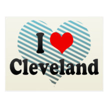 I Love Cleveland, United States Post Cards