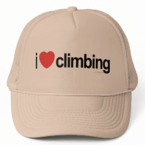 I Love Climbing Hats