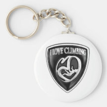 i love climbing keychains