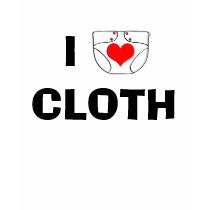 I Love Cloth t-shirts by lilscubagirl I Love Cloth t-shirts
