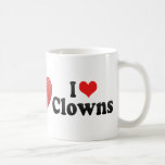 I Love Clowns Coffee Mugs