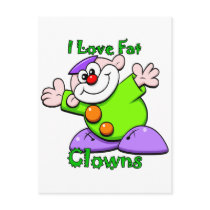 I love Clowns postcards by balance50 I love Clowns postcards