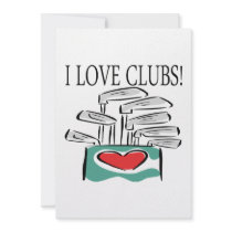 I Love Clubs Custom Invites