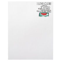 I Love Clubs Letterhead
