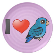 I Love Cobalt Linnies Party Plates