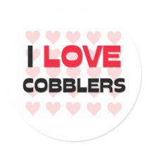 I LOVE COBBLERS stickers by professions I LOVE COBBLERS stickers