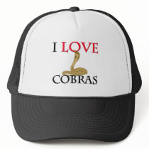 I Love Cobras hats by tshirtshirts I Love Cobras hats