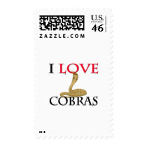 I Love Cobras postage by tshirtshirts I Love Cobras postage