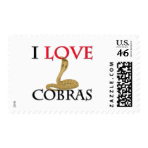 I Love Cobras postage by tshirtshirts I Love Cobras postage