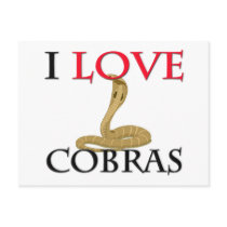 I Love Cobras postcards by tshirtshirts I Love Cobras postcards