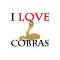 I Love Cobras t-shirts by tshirtshirts I Love Cobras t-shirts