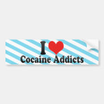 I Love Cocaine Addicts Bumper Stickers