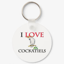 I Love Cockatiels keychains by tshirtshirts I Love Cockatiels keychains
