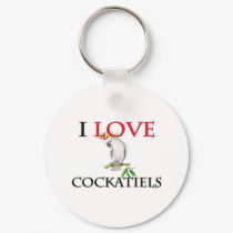 I Love Cockatiels keychains by tshirtshirts I Love Cockatiels keychains