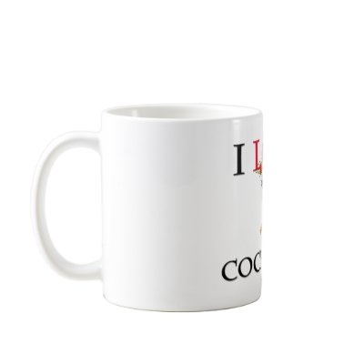 I Love Cockatiels Coffee Mug by tshirtshirts