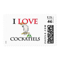 I Love Cockatiels postage by tshirtshirts I Love Cockatiels postage