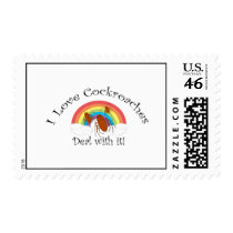 I love cockroaches deal with it stamp
