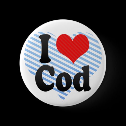 I Love Cod Pins