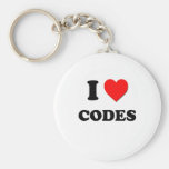 I love Codes Key Chains