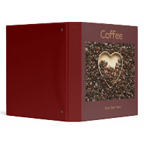 I Love Coffee Binder